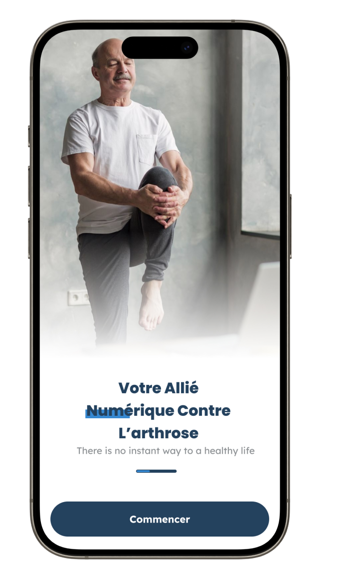application arthrose exercice post opératoire 